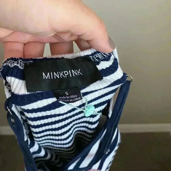 Nightie MINKPINK‎ Cherry Kisses Navy/White - Picture 9 of 12